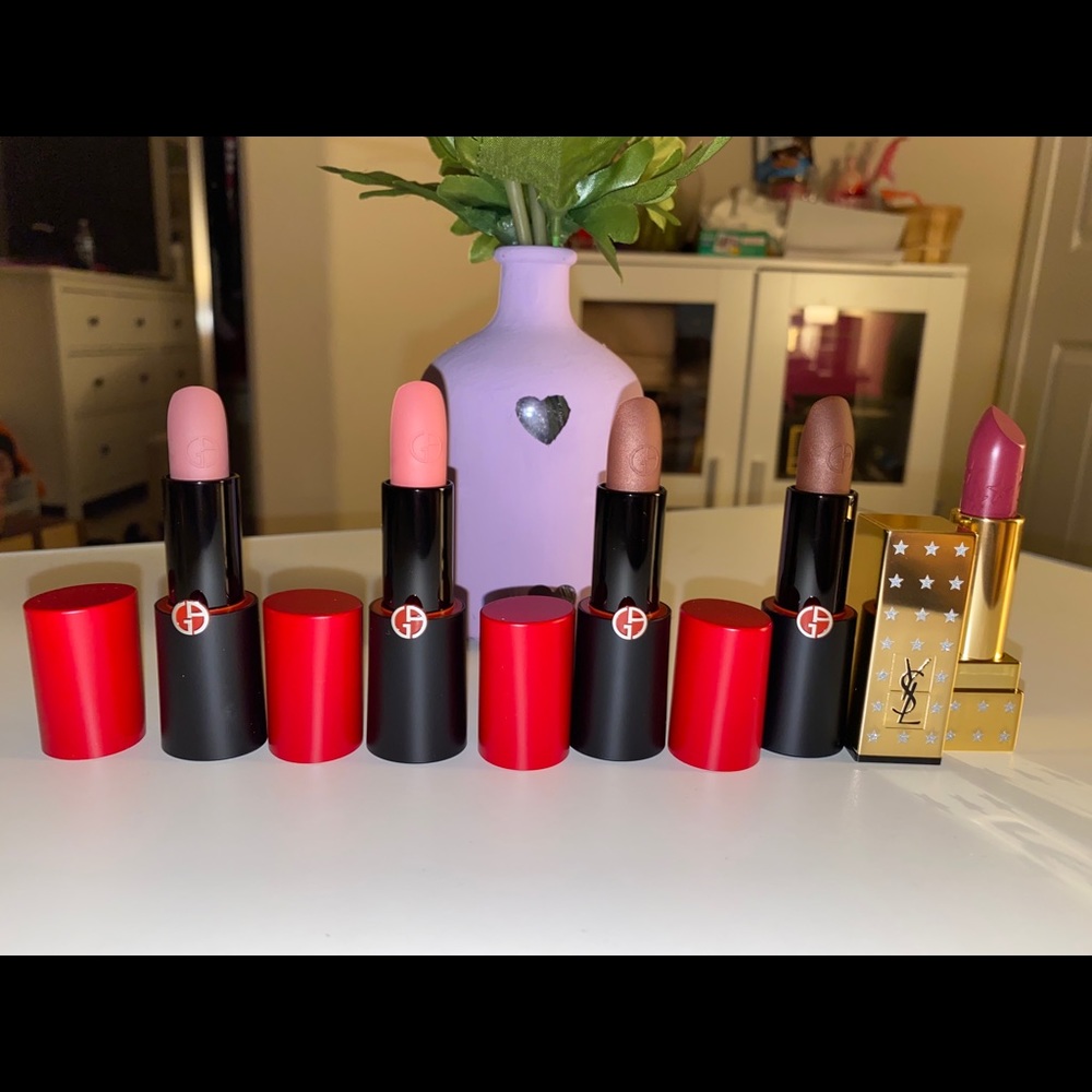 Georgio Armani & YSL lipstick (read description)